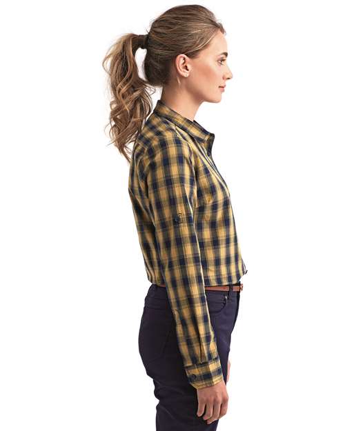 Artisan Collection by Reprime Women's Mulligan Check Cotton Dress Shirt RP350