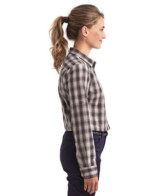 Artisan Collection by Reprime Women's Mulligan Check Cotton Dress Shirt RP350
