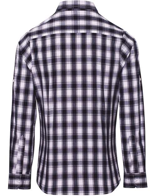 Artisan Collection by Reprime Women's Mulligan Check Cotton Dress Shirt RP350