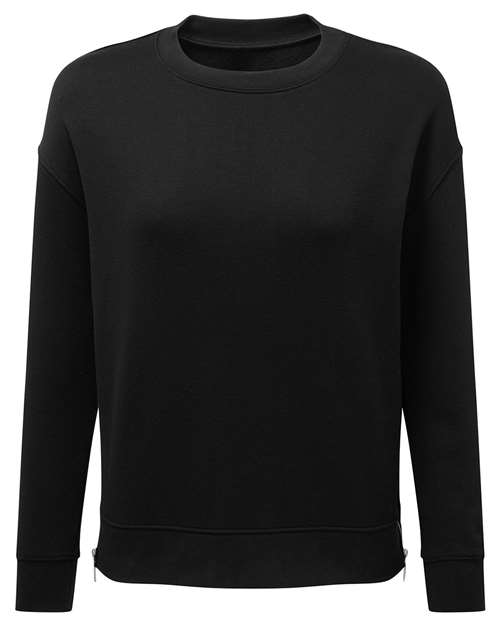 TriDri Women's Billie Side-Zip Crewneck Sweatshirt TD600