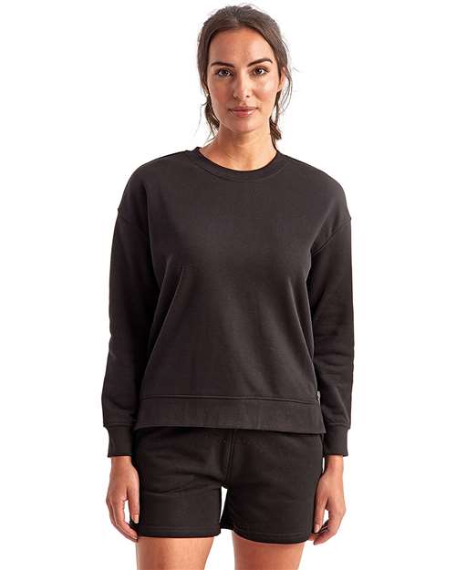 TriDri Women's Billie Side-Zip Crewneck Sweatshirt TD600