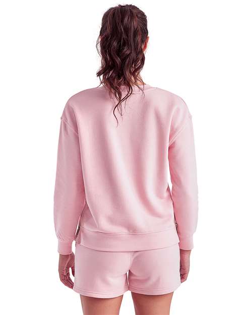 TriDri Women's Billie Side-Zip Crewneck Sweatshirt TD600
