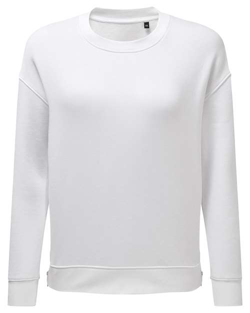 TriDri Women's Billie Side-Zip Crewneck Sweatshirt TD600