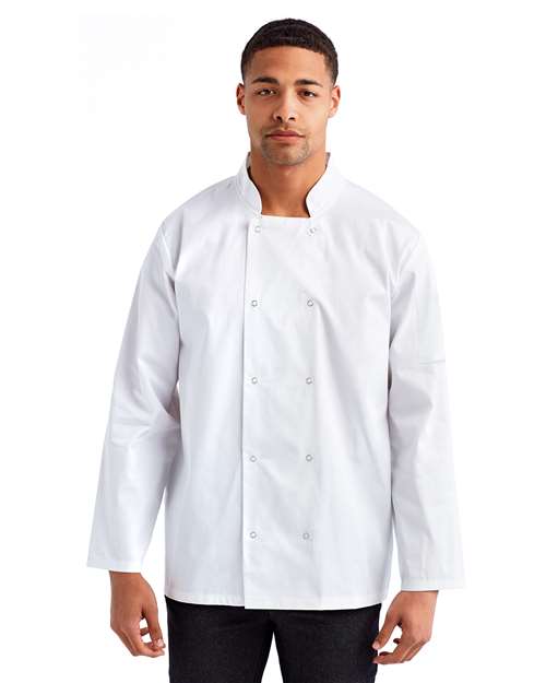 Artisan Collection by Reprime Unisex Ten Studded Front Chef Coat RP665