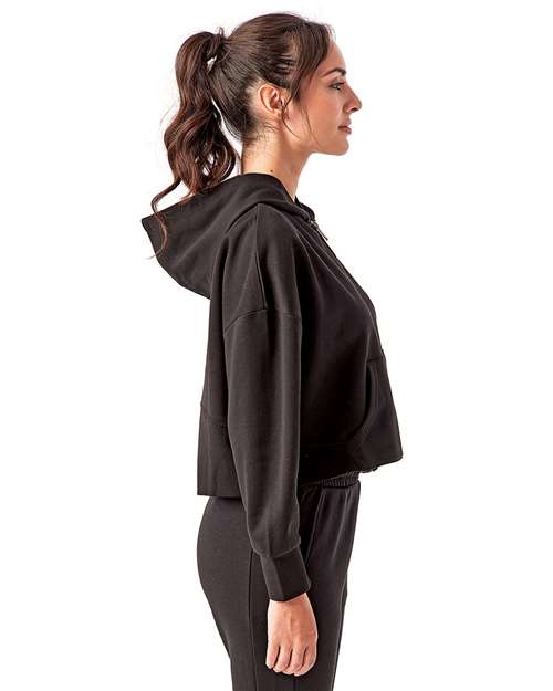 TriDri Women's Alice Half-Zip Hooded Sweatshirt TD077