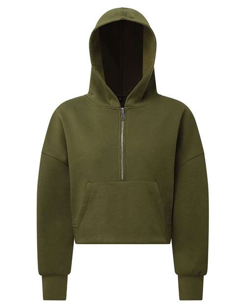 TriDri Women's Alice Half-Zip Hooded Sweatshirt TD077