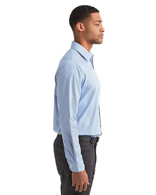 Artisan Collection by Reprime Men's Microcheck Gingham Cotton Shirt RP220