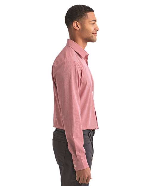 Artisan Collection by Reprime Men's Microcheck Gingham Cotton Shirt RP220