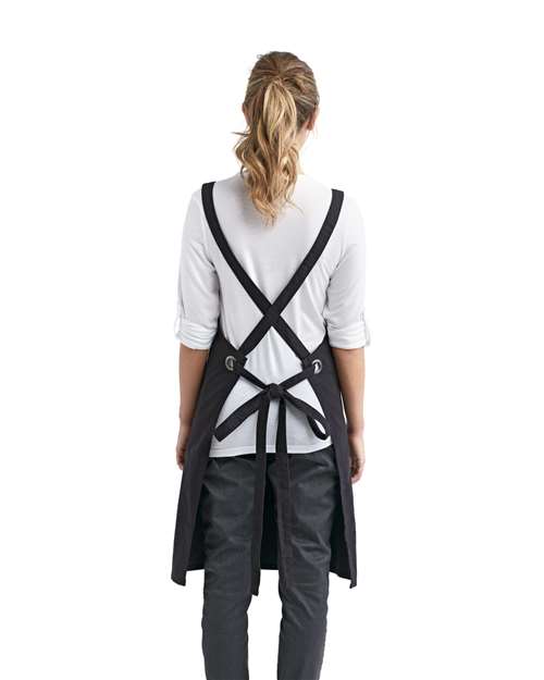 Artisan Collection by Reprime Cross Back Barista Bib Apron RP129