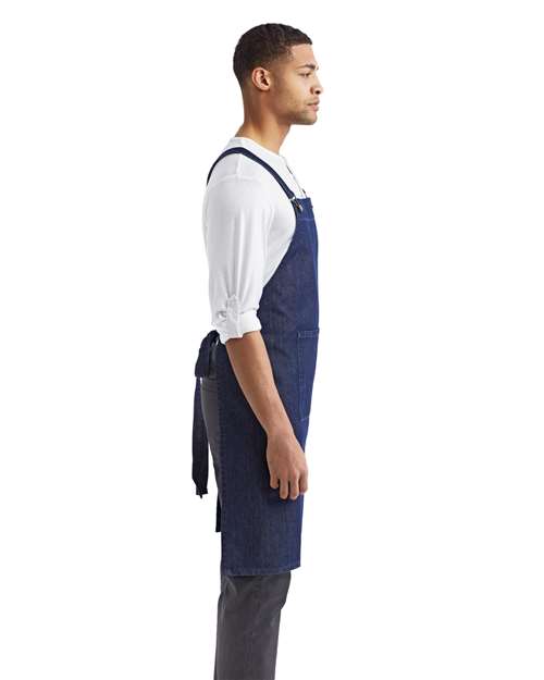 Artisan Collection by Reprime Cross Back Barista Bib Apron RP129