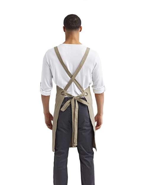 Artisan Collection by Reprime Cross Back Barista Bib Apron RP129