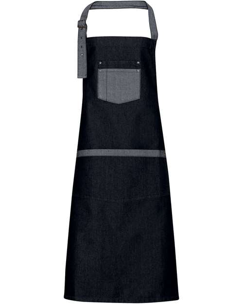 Artisan Collection by Reprime Domain Contrast Denim Bib Apron RP127