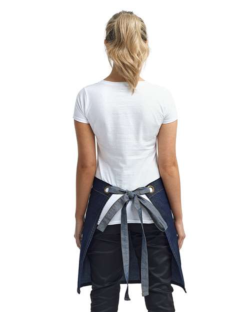 Artisan Collection by Reprime Domain Contrast Denim Waist Apron RP128