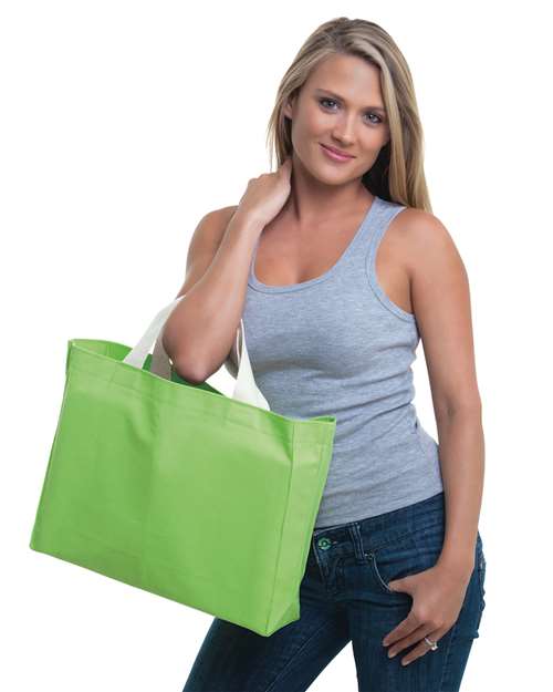 Bayside USA-Made Canvas Medium Gusset Tote Bag BA750