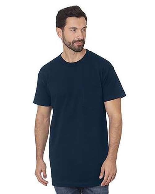 Bayside Men's Tall USA Made Pocket T-Shirt 7200T