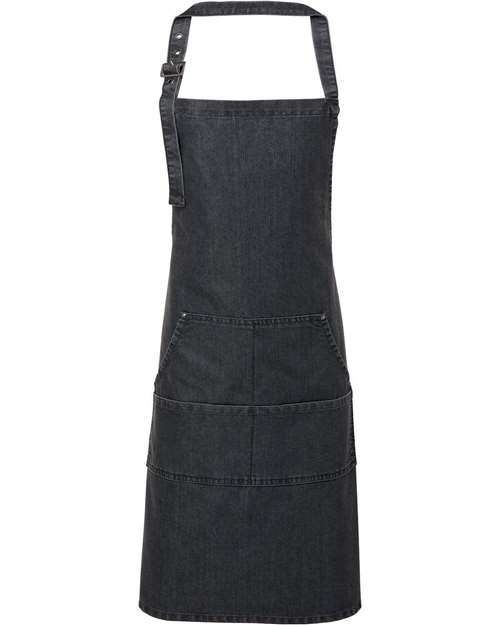 Artisan Collection by Reprime Jeans Stitch Denim Bib Apron RP126