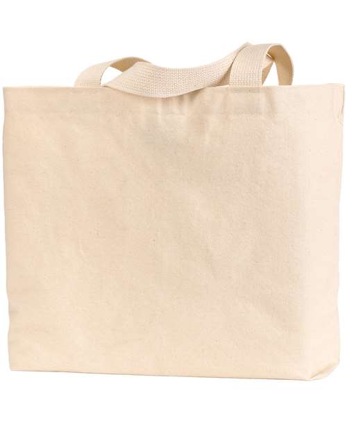 Bayside USA-Made Canvas Jumbo Tote Bag BS600
