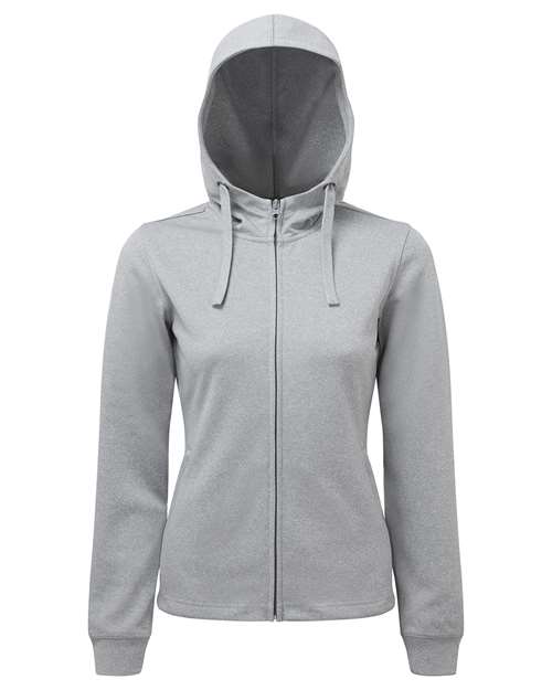 TriDri Women's Spun Dyed Full-Zip Hooded Sweatshirt TD498
