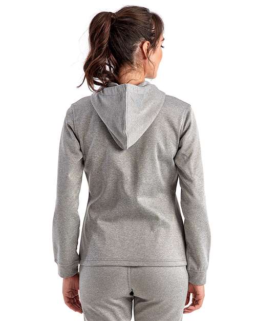TriDri Women's Spun Dyed Full-Zip Hooded Sweatshirt TD498