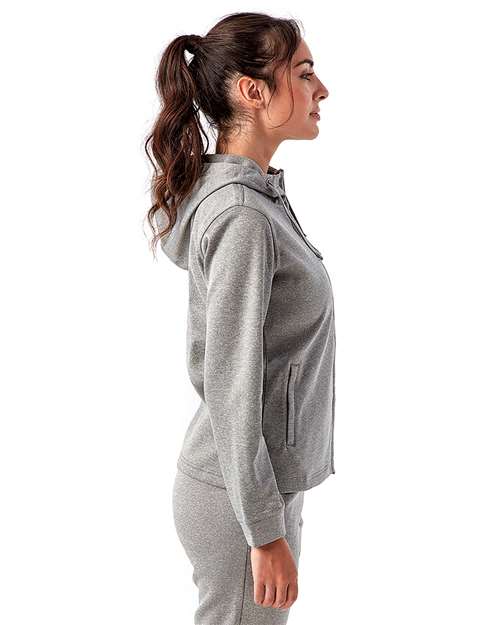 TriDri Women's Spun Dyed Full-Zip Hooded Sweatshirt TD498