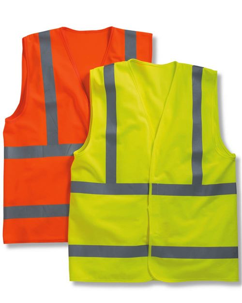 Bayside Unisex USA-Made Economy Class 2 ANSI Vest 3789