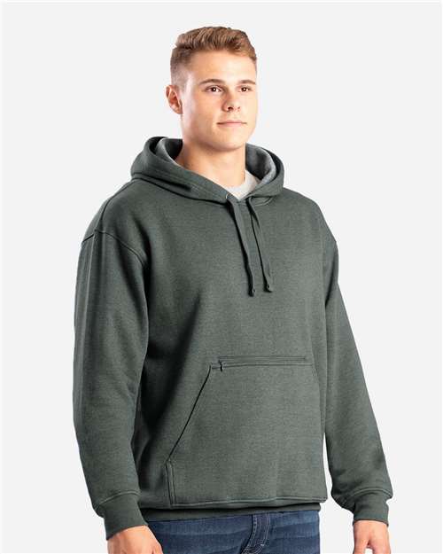 Berne Apparel Men's Heritage Zip Pocket Hooded Sweatshirt SP418