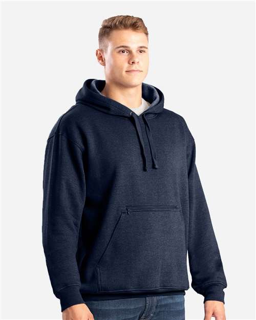 Berne Apparel Men's Heritage Zip Pocket Hooded Sweatshirt SP418