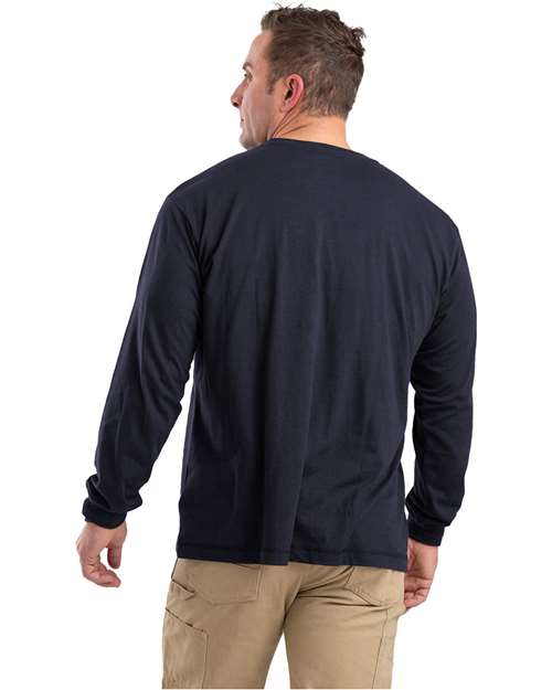 Berne Apparel Men's Performance Long Sleeve Pocket T-Shirt BSM39