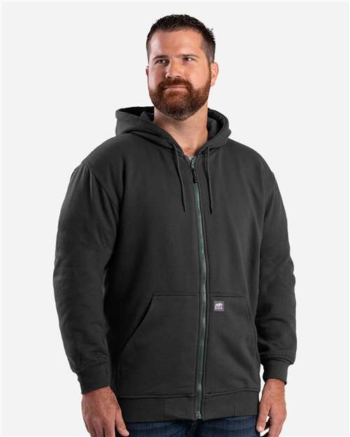 Berne Apparel Men's Tall Heritage Thermal-Lined Full-Zip Hooded Sweatshirt SZ101T