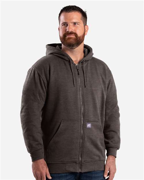 Berne Apparel Men's Tall Heritage Thermal-Lined Full-Zip Hooded Sweatshirt SZ101T