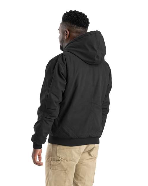 Berne Apparel Men's Heartland Washed Cotton Duck Hooded Jacket HJ375