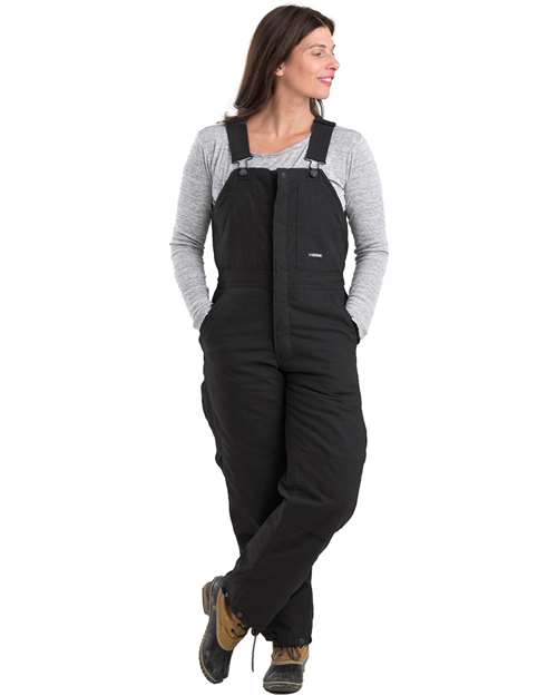 Berne Apparel Women's Softstone Duck Insulated Bib Overall WB515