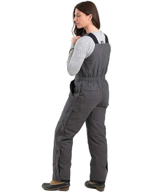 Berne Apparel Women's Softstone Duck Insulated Bib Overall WB515