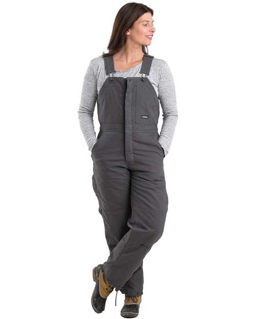 Berne Apparel Women's Softstone Duck Insulated Bib Overall WB515