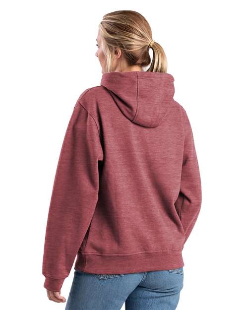 Berne Apparel Women's Heritage Zippered Pocket Hooded Sweatshirt WSP418