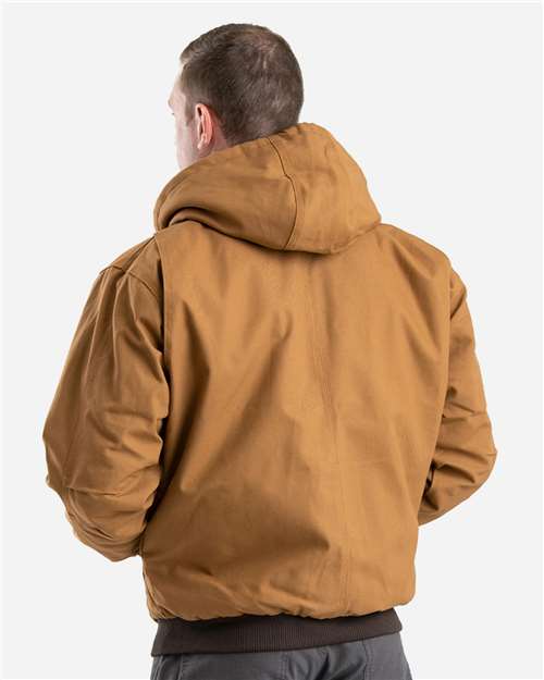 Berne Apparel Men's Tall Highland Washed Cotton Duck Hooded Jacket HJ51T