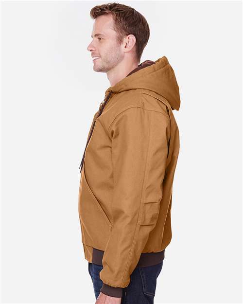 Berne Apparel Men's Tall Highland Washed Cotton Duck Hooded Jacket HJ51T
