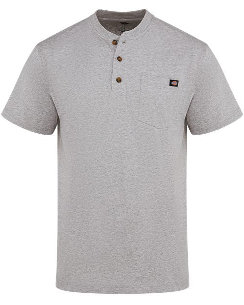 Dickies Men's Heavyweight Traditional Short Sleeve Henley WS51