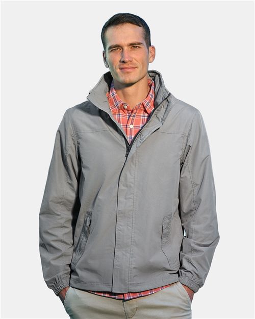 Nautica Men's Voyage Hooded Rain Jacket N17182