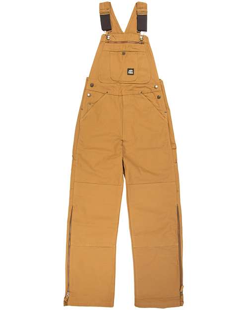 Berne Apparel Men's Slab Unlined Duck Bib Overall B1067