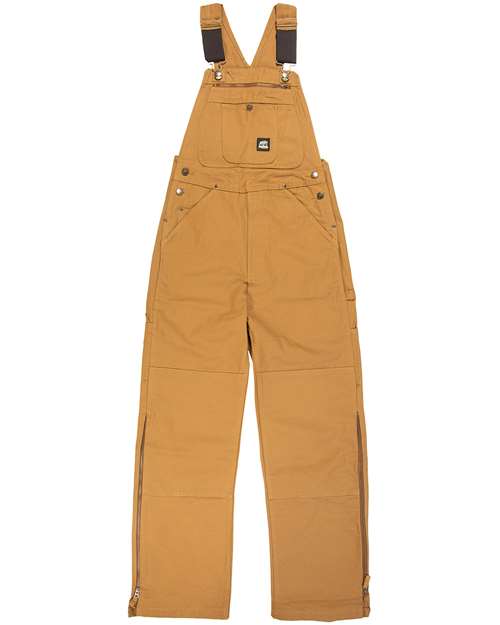 Berne Apparel Men's Slab Unlined Duck Bib Overall B1067