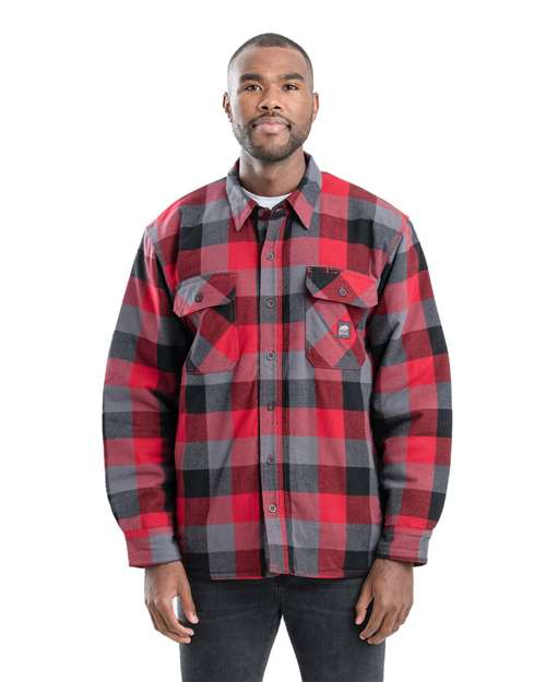 Berne Apparel Men's Tall Timber Flannel Shirt Jacket SH69T