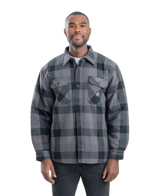 Berne Apparel Men's Tall Timber Flannel Shirt Jacket SH69T