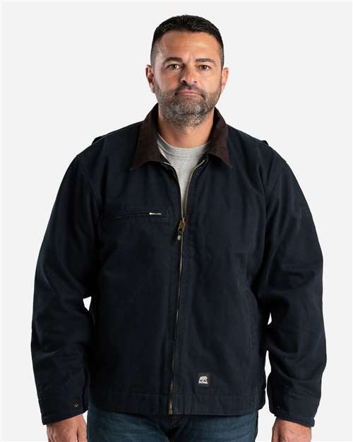 Berne Apparel Men's Highland Washed Gasoline Jacket J374