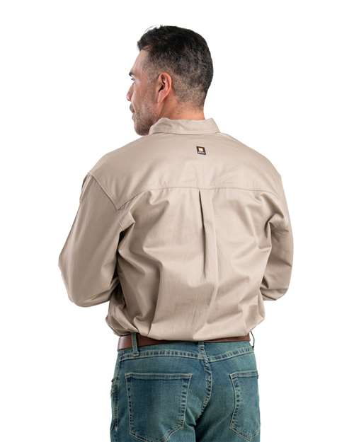 Berne Apparel Men's Flame-Resistant Button-Down Work Shirt FRSH10