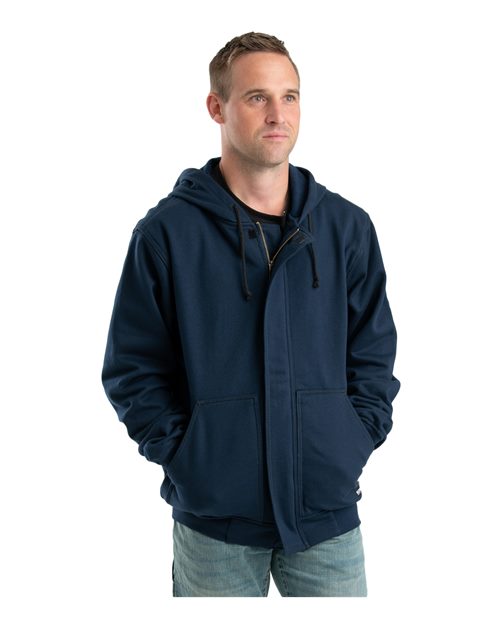 Berne Apparel Men's Flame Resistant Full-Zip Hooded Sweatshirt FRSZ19