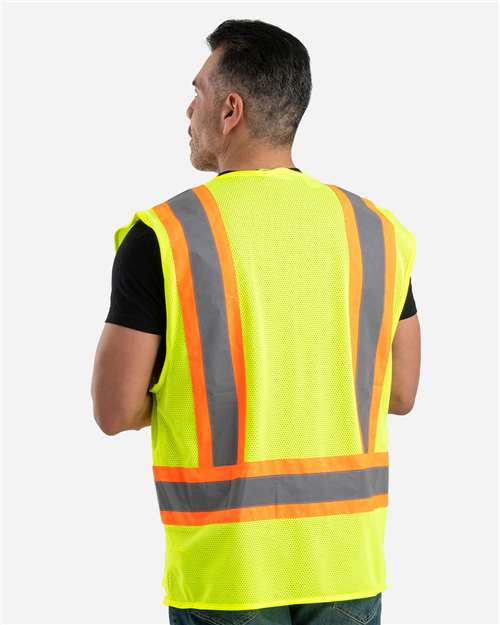 Berne Apparel Men's Hi-Vis Class 2 Multi-Color Vest HVV046