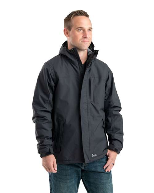 Berne Apparel Men's Coastline Waterproof Storm Jacket RJ27