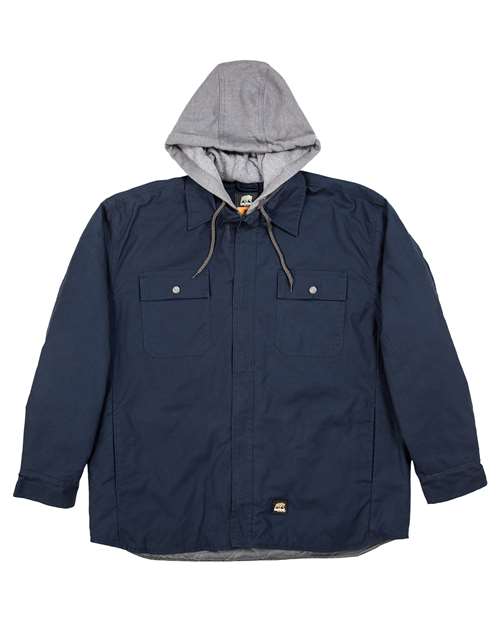 Berne Apparel Men's Throttle Hooded Shirt Jacket SH68