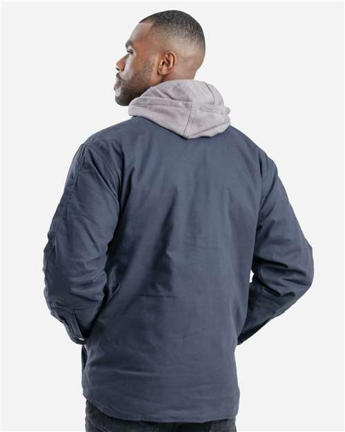 Berne Apparel Men's Throttle Hooded Shirt Jacket SH68